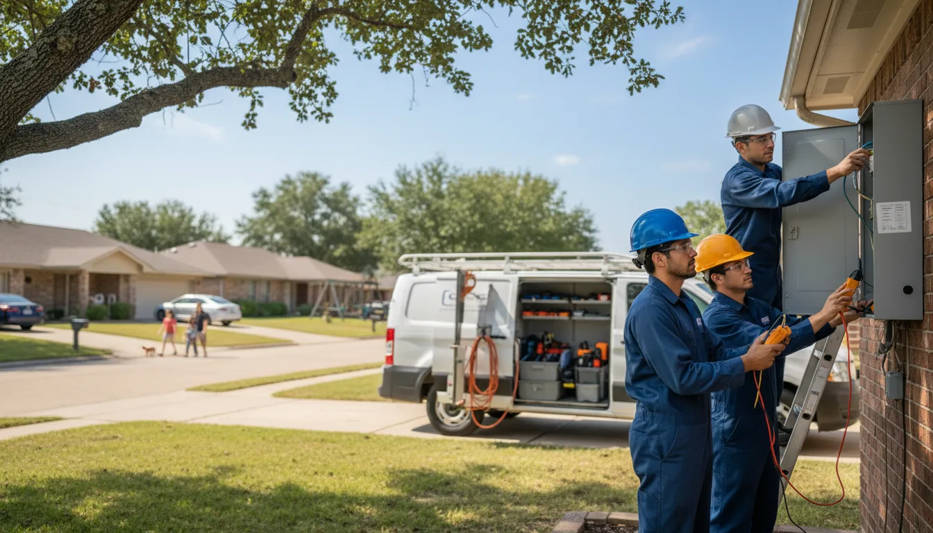 Certified electrician providing emergency electrical services in Iuka, KS